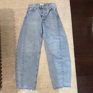 Agolde Light Blue Flare Jeans